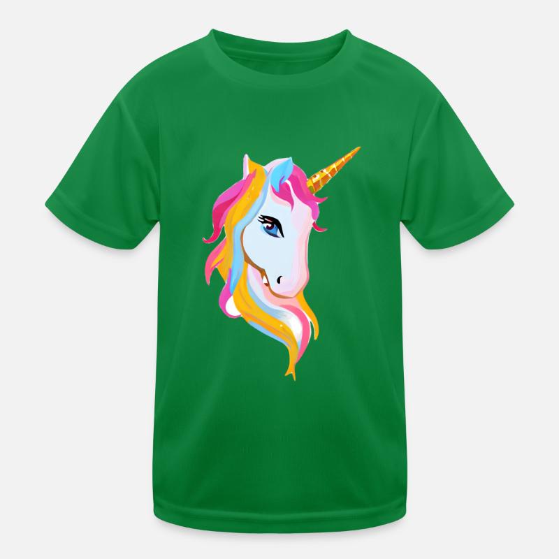 Einhorn Fabeltier Unicorn Mädchen Einhörner Kinder Funktions-T-Shirt