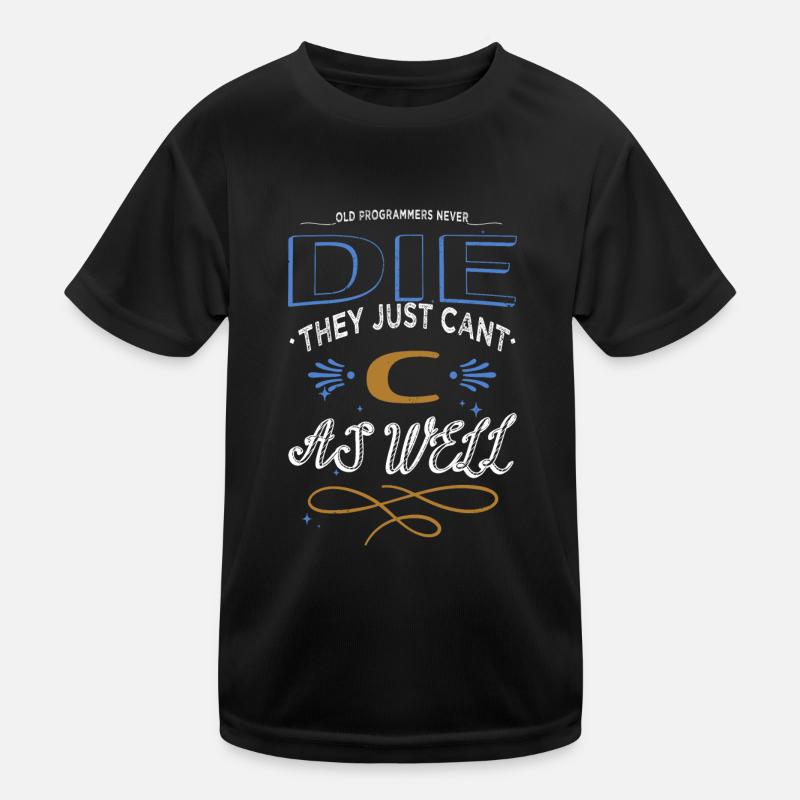 hacking computer birthday present idea awesome - Kinder Funktions-T-Shirt - Schwarz