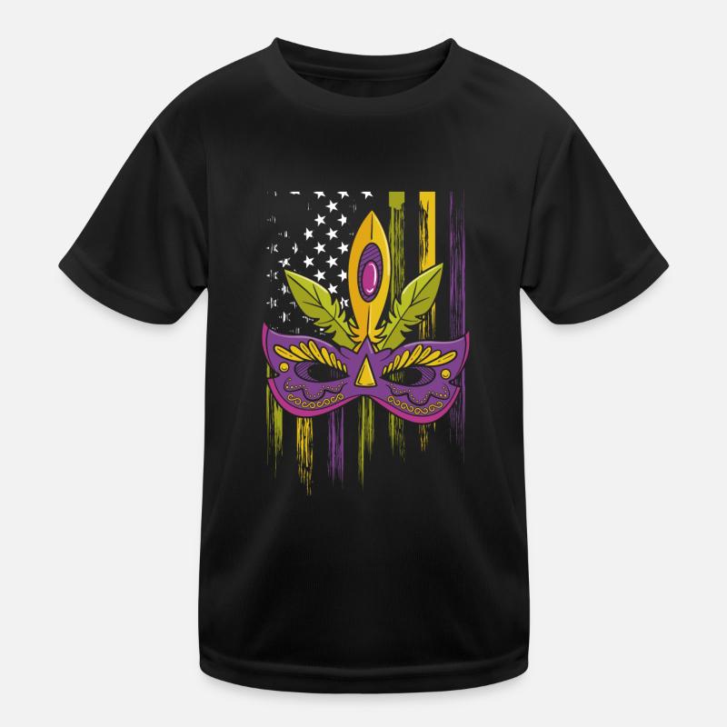 Karneval Kostüm Perlen Kinder Funktions-T-Shirt