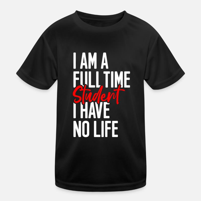 Studying, studying, school, learning Kids Functional T-Shirt