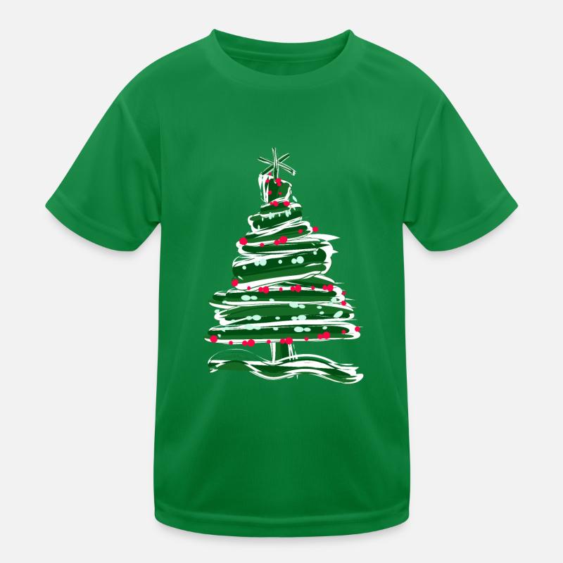 Weihnachtsbaum -g1 Kinder Funktions-T-Shirt