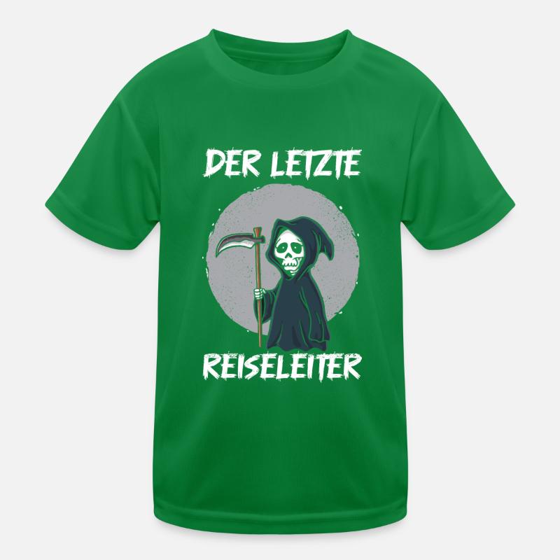 Der letzte Reiseleiter Sensenmann Kinder Funktions-T-Shirt