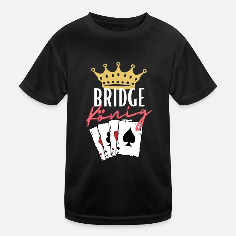 Bridge König Kinder Funktions-T-Shirt