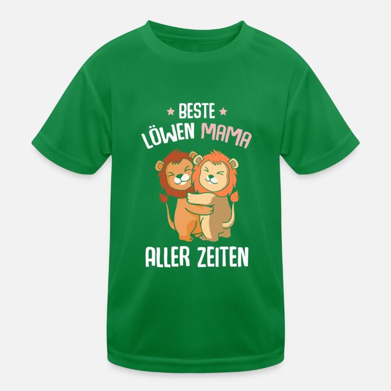 Beste Löwenmama aller Zeiten Kinder Funktions-T-Shirt