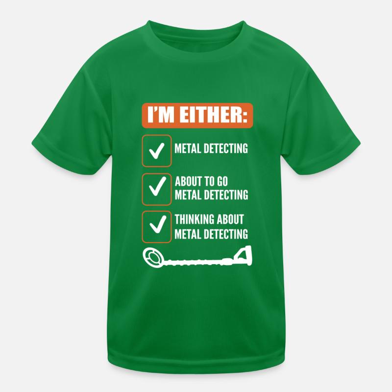 Metal detector Kids Functional T-Shirt