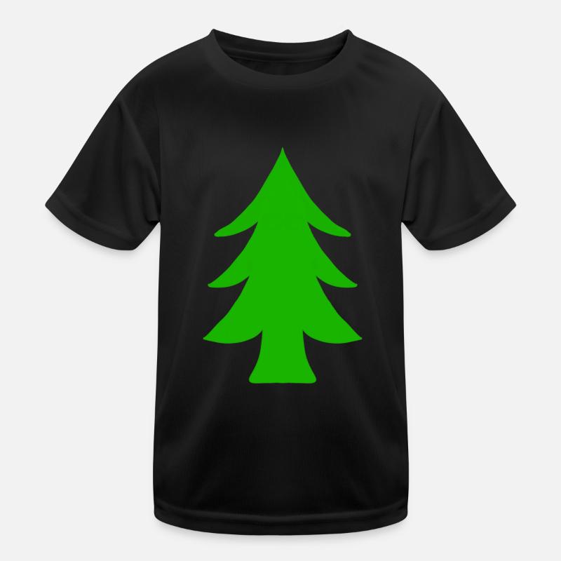 Tannenbaum Kinder Funktions-T-Shirt
