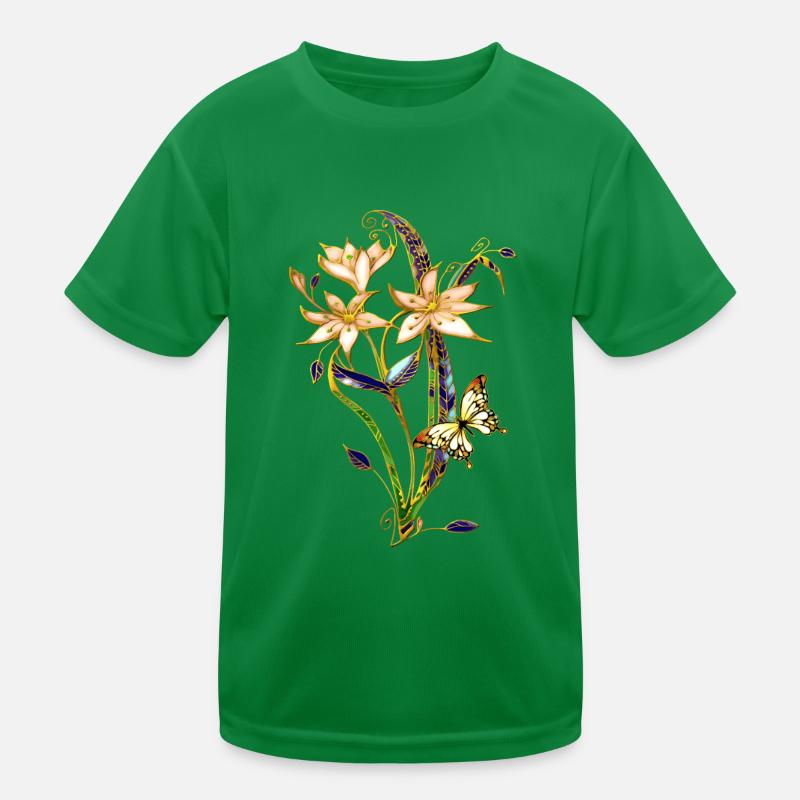 Flowers Kids Functional T-Shirt