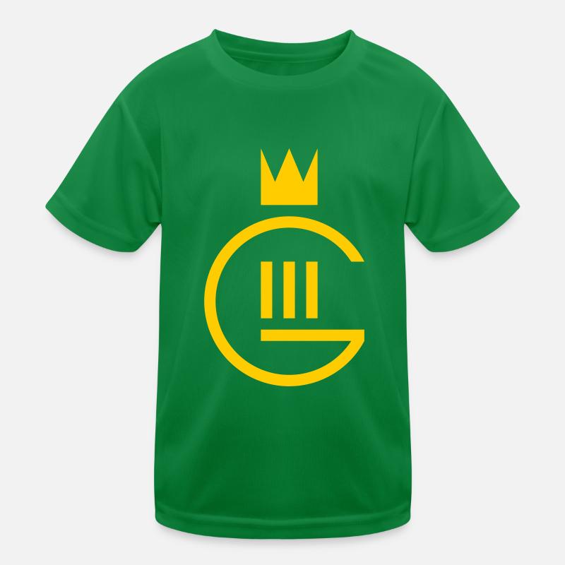 Monogramm Gustaf III. Kinder Funktions-T-Shirt