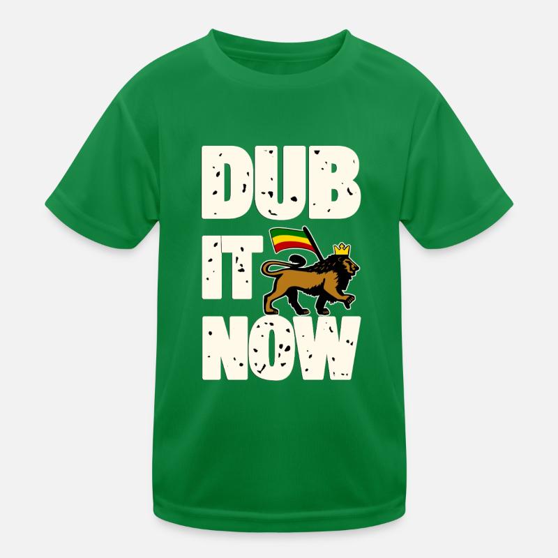 Dub It Now Lion Kinder Funktions-T-Shirt