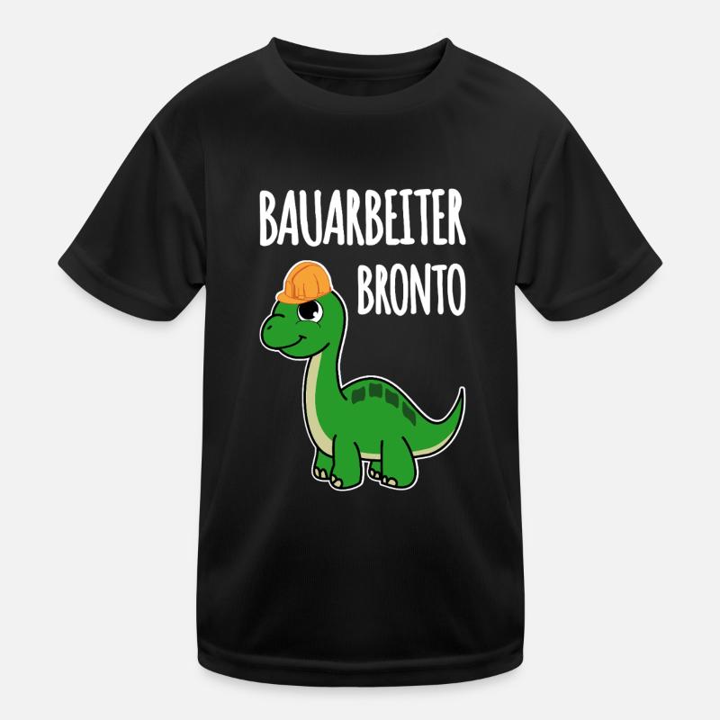 Bauarbeiter Bronto Kinder Funktions-T-Shirt