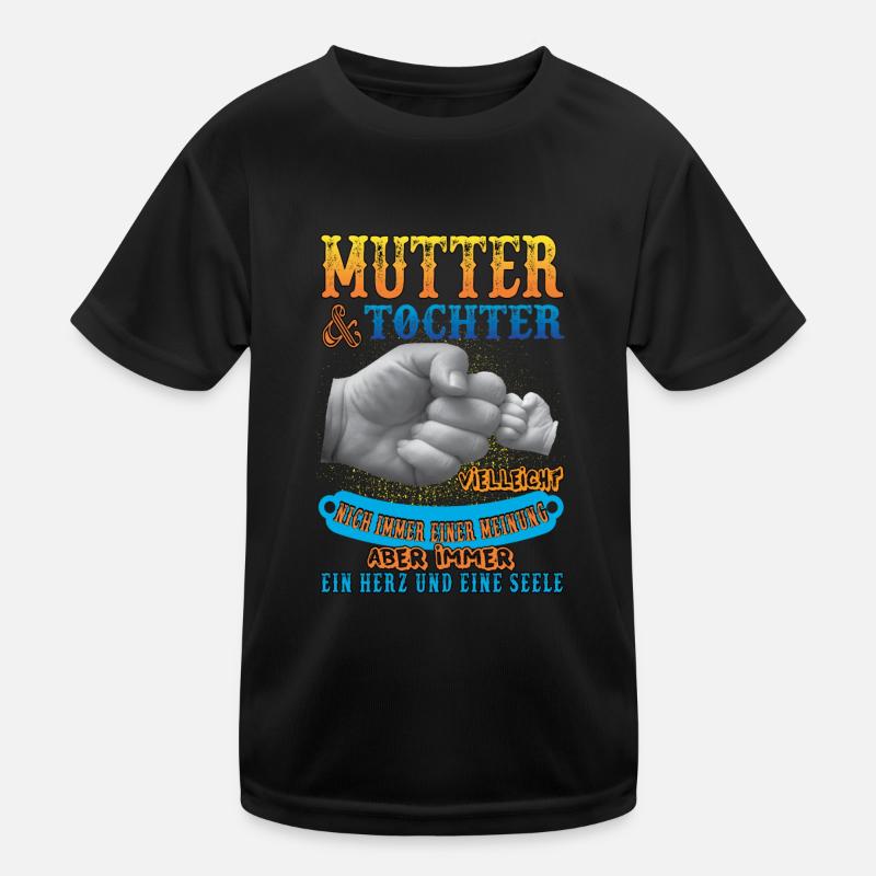 mutter und tochter Kinder Funktions-T-Shirt