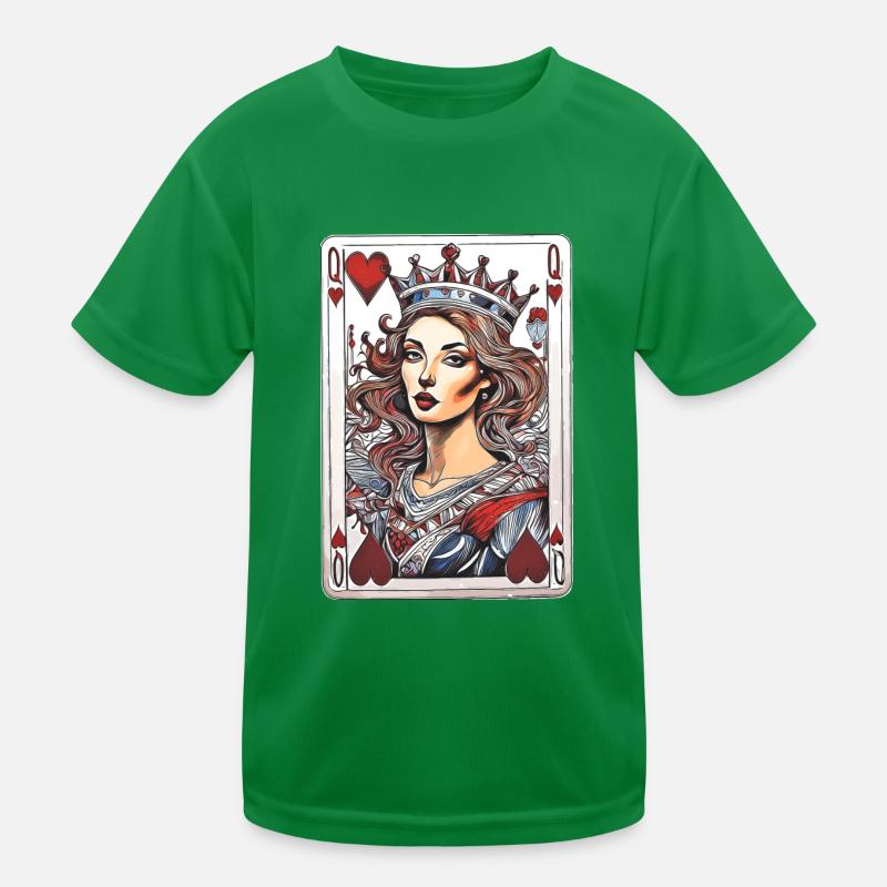 Herz Dame Kinder Funktions-T-Shirt