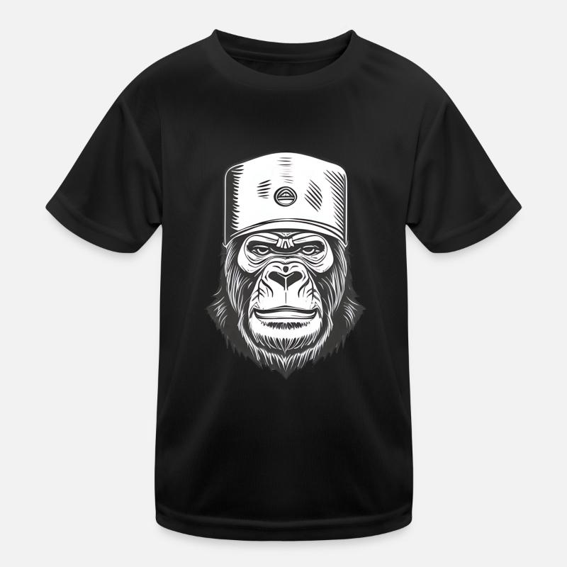 Gorilla Kinder Funktions-T-Shirt