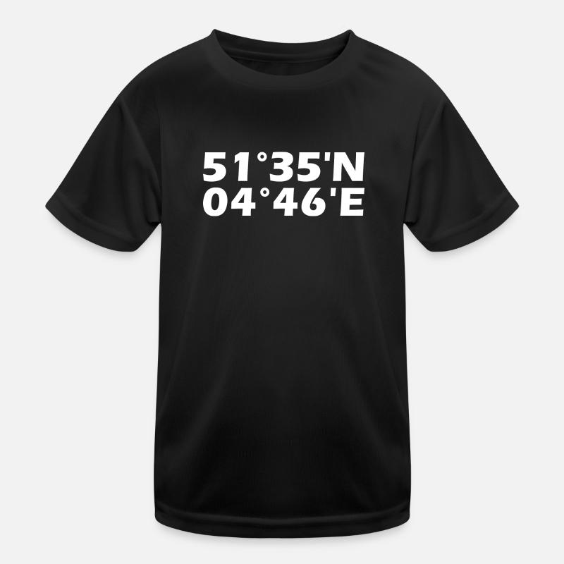 Breda Coordinates - Kids Functional T-Shirt - black