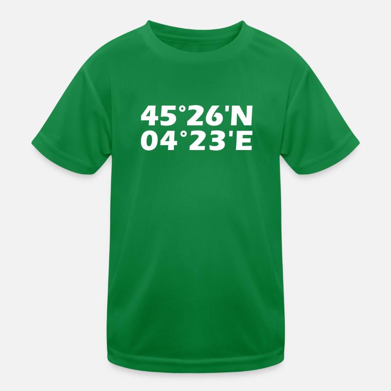 Coordonnées de Saint-Étienne T-shirt sport Enfant