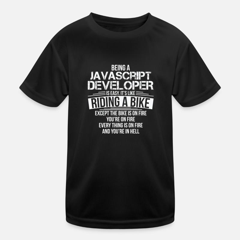 Profession Computer Geeks Funny Gift - Kids Functional T-Shirt - black
