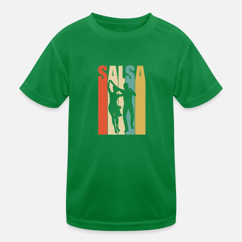 Salsa danse rétro coloré cadeau cool T-shirt sport Enfant