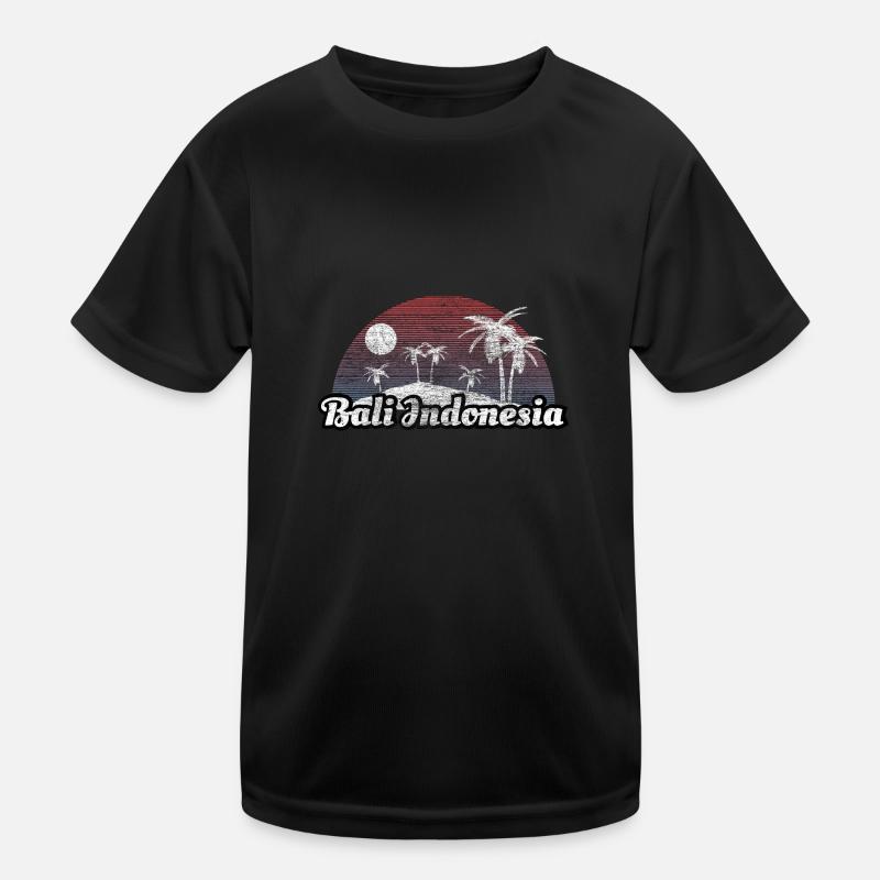 Bali Indonesia sea gift idea Kids Functional T-Shirt