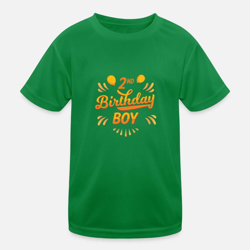 Geburtstagskind 2. Kinder Funktions-T-Shirt