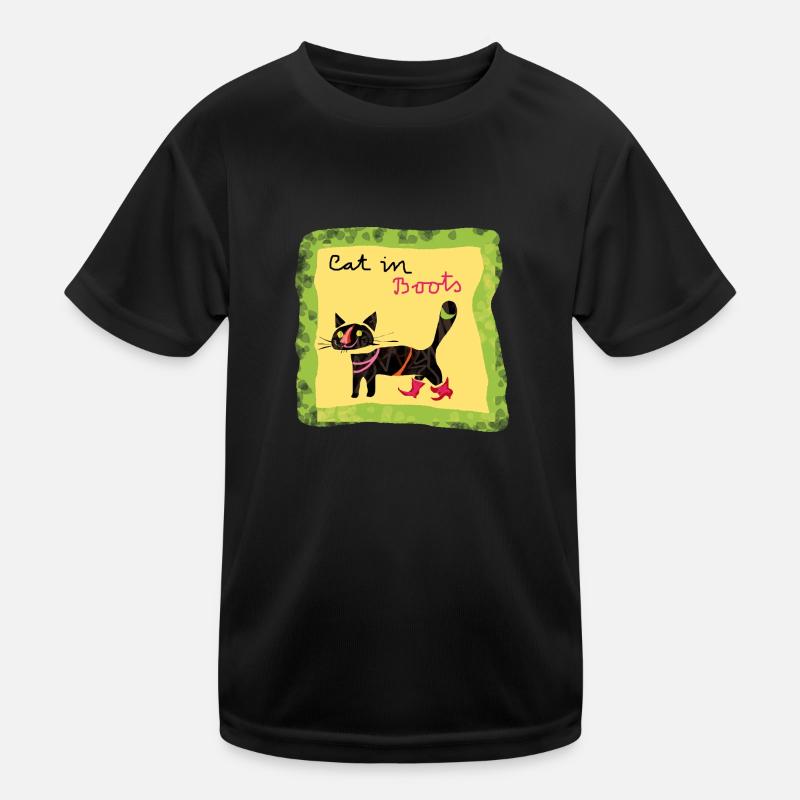 Puss in Boots Kinder Funktions-T-Shirt