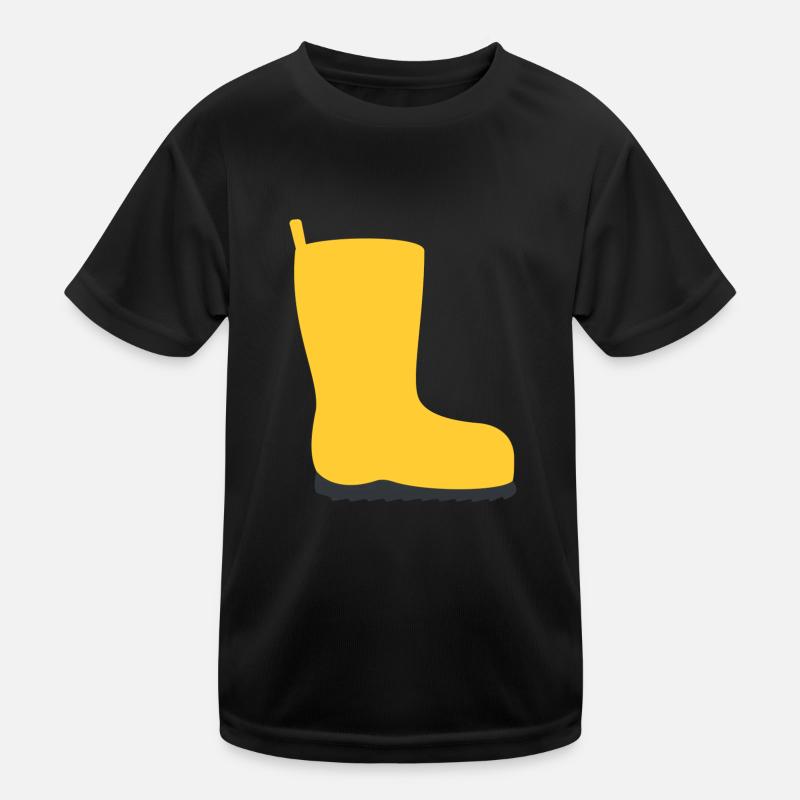 Gummistiefel Kinder Funktions-T-Shirt