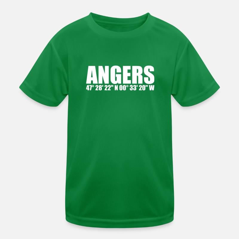 Angers Koordinaten Kinder Funktions-T-Shirt