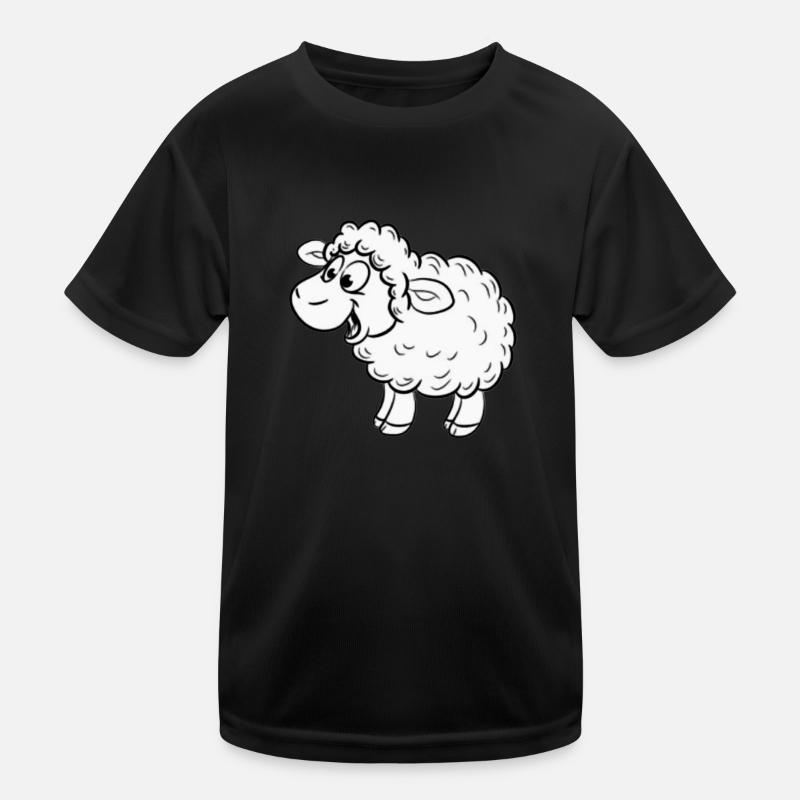 Kleines Baby-Schaf Schäfchen Kinder Funktions-T-Shirt