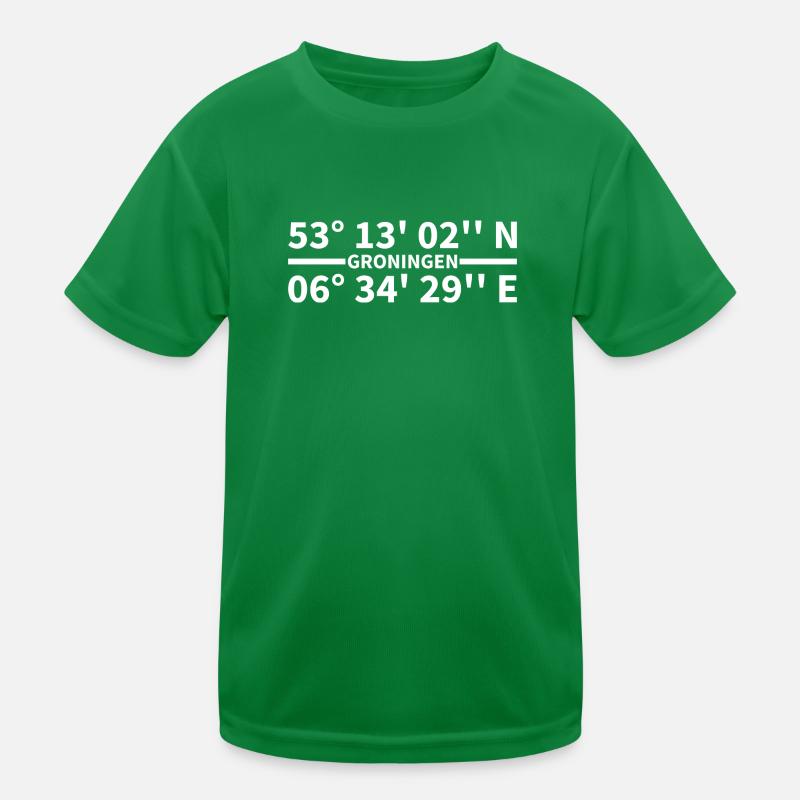 Groningen coordinates Kids Functional T-Shirt