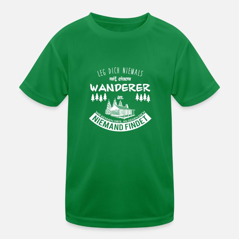 Wanderer Kinder Funktions-T-Shirt