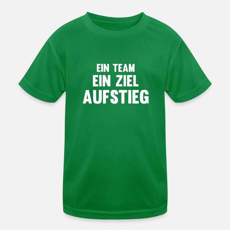 Ein Team ein Zeil Aufstieg Kinder Funktions-T-Shirt