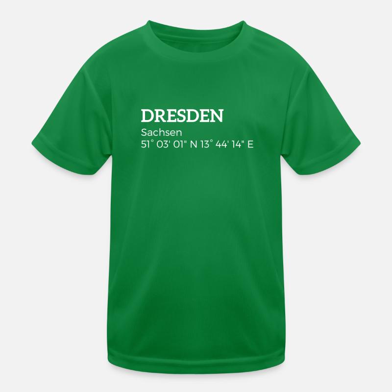 Dresden Saxony coordinates Kids Functional T-Shirt