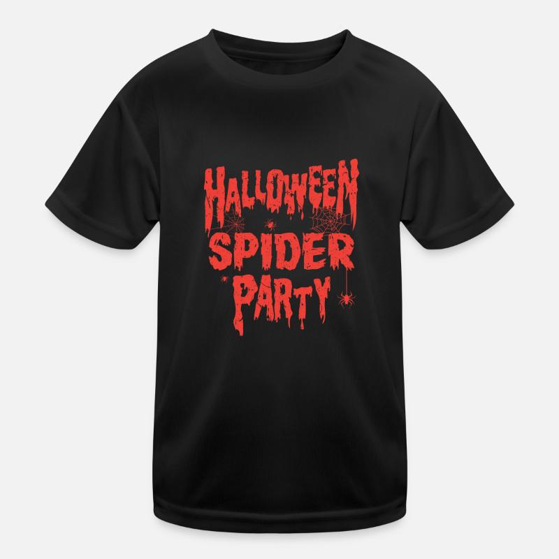 HALLOWEEN SPIDER PARTY Kids Functional T-Shirt