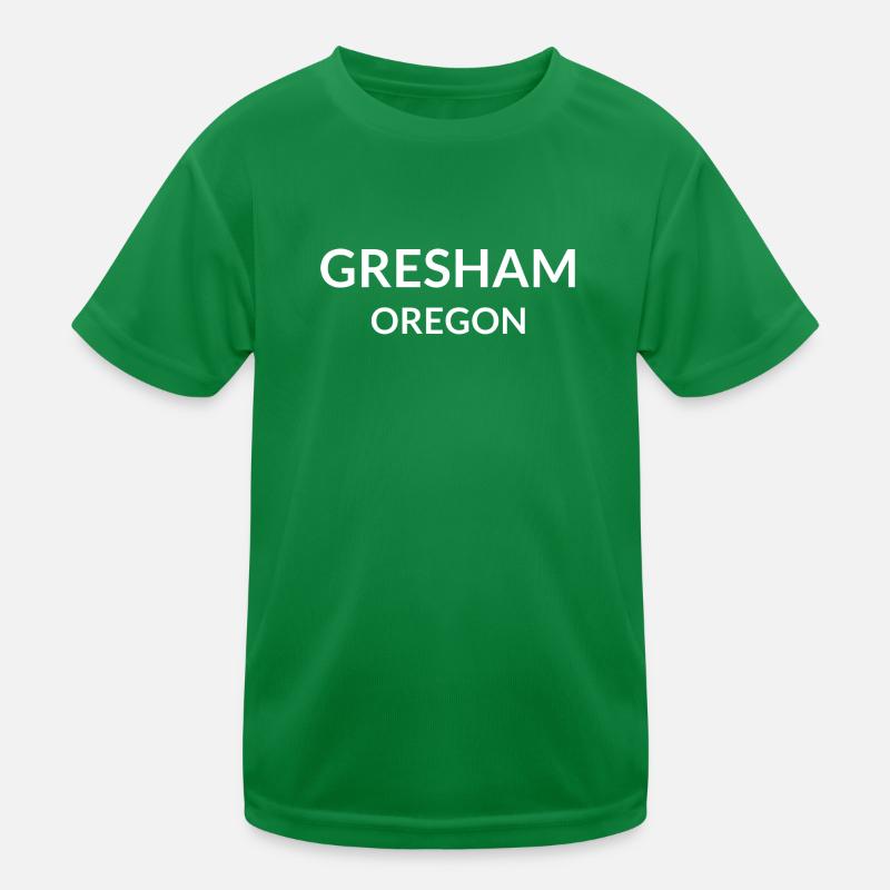 Gresham Oregon USA Kinder Funktions-T-Shirt