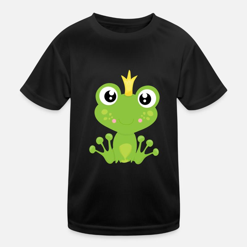 Froschkönig Kinder Funktions-T-Shirt