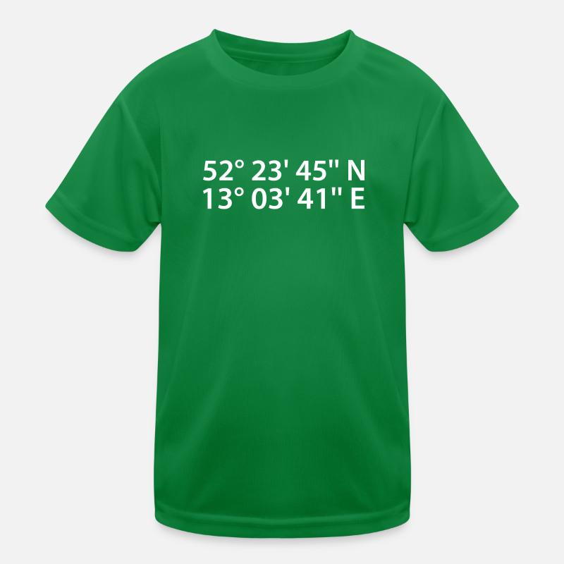 Potsdam Coordinates Kids Functional T-Shirt