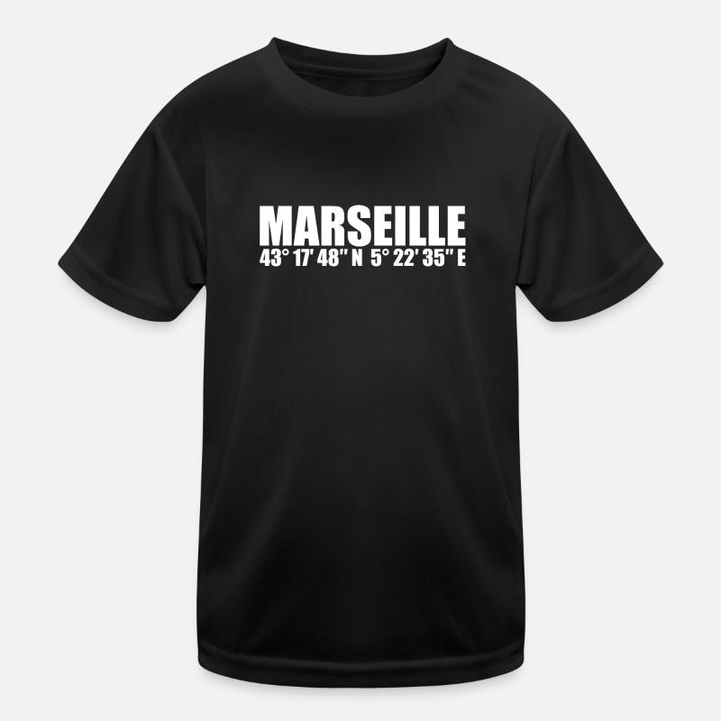 Coordonnées de Marseille T-shirt sport Enfant
