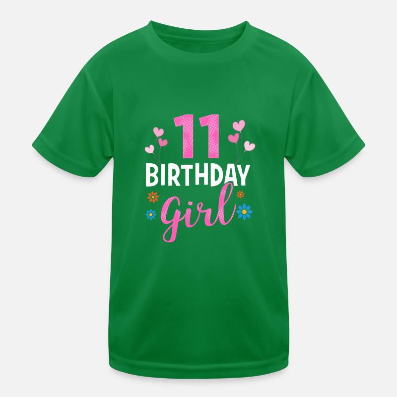 Fille d'anniversaire - 11 ans T-shirt sport Enfant