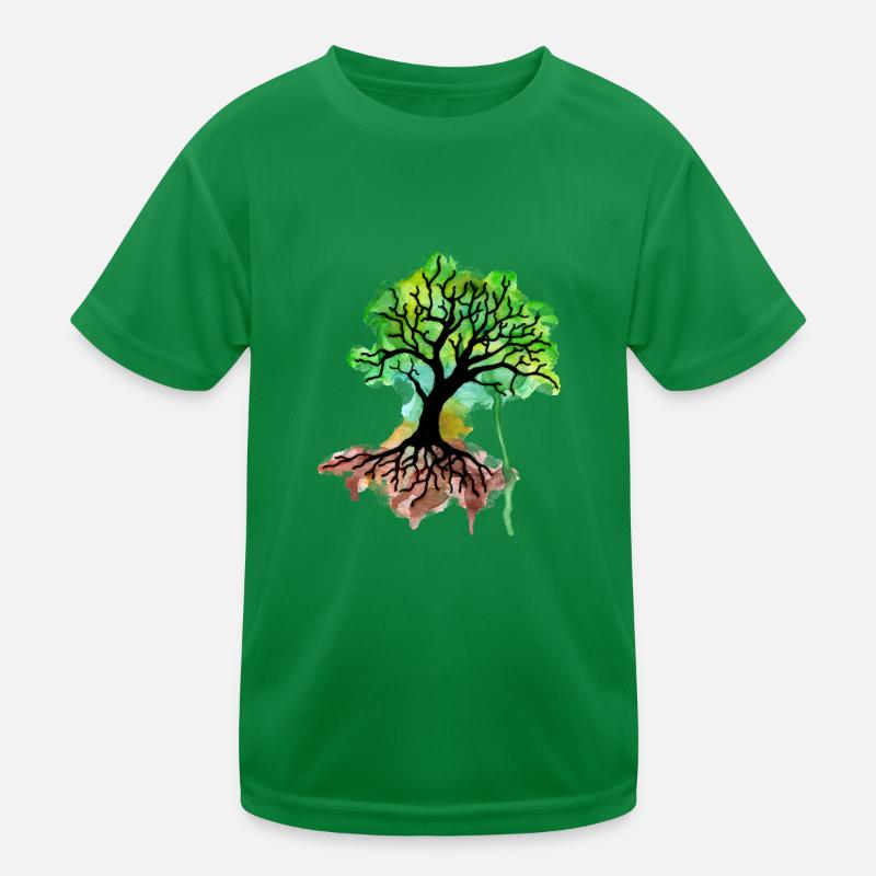 Baum Kinder Funktions-T-Shirt