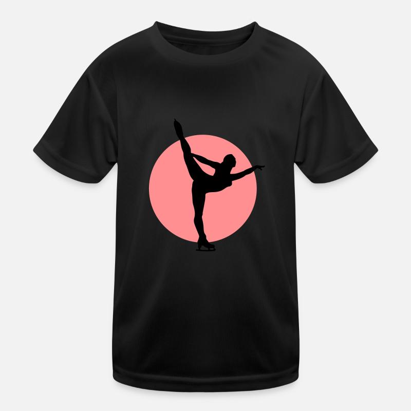 eiskunst_d_2c - Kinder Funktions-T-Shirt - Schwarz