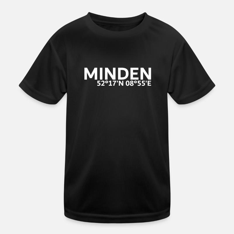 Minden Koordinaten Kinder Funktions-T-Shirt