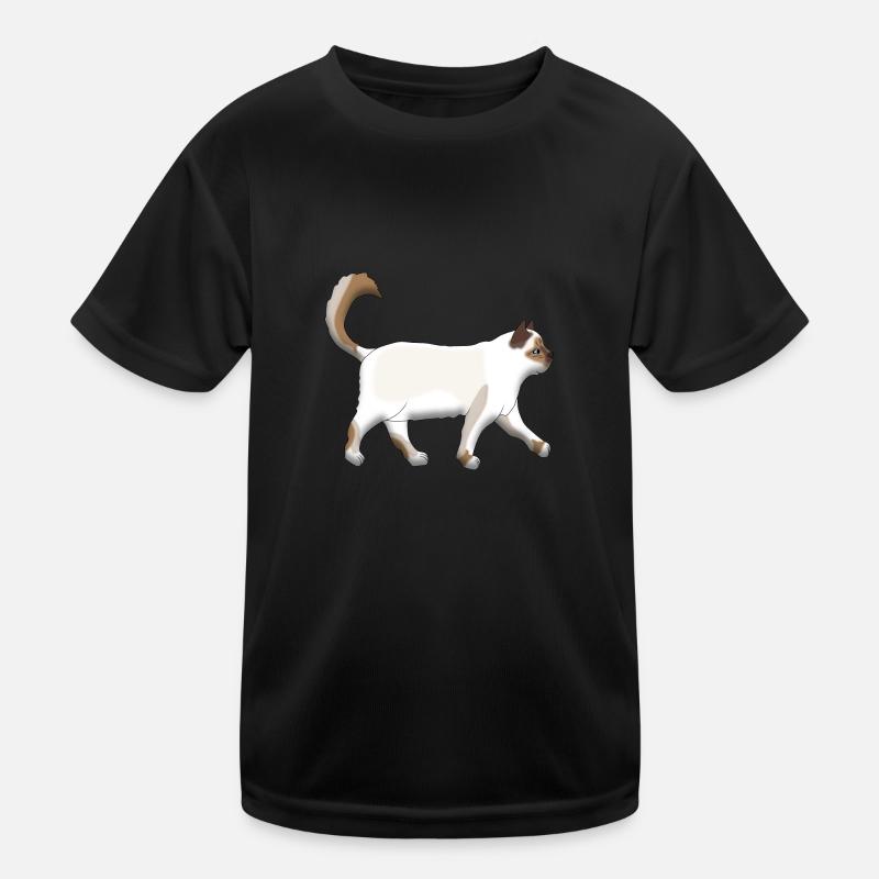 Sacred Birman goes T-shirt sport Enfant