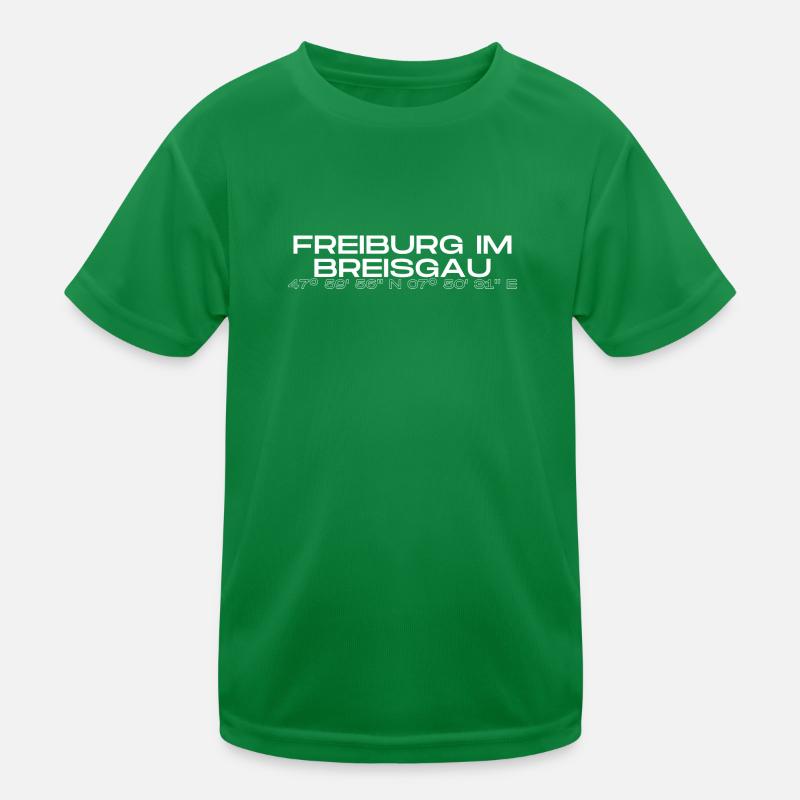 Freiburg im Breisgau coordinates Kids Functional T-Shirt