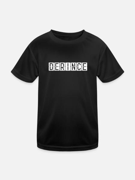 Derince airport sign - Kids Functional T-Shirt - black - Front