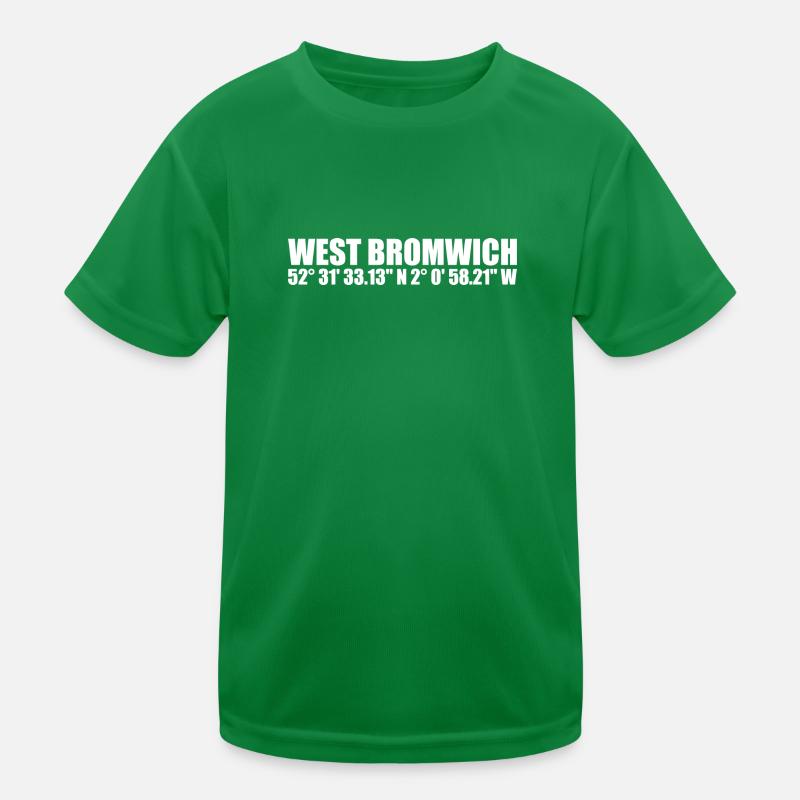 West Bromwich coordinates Kids Functional T-Shirt
