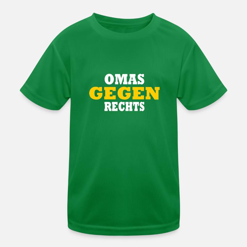 Omas gegen rechts Kinder Funktions-T-Shirt