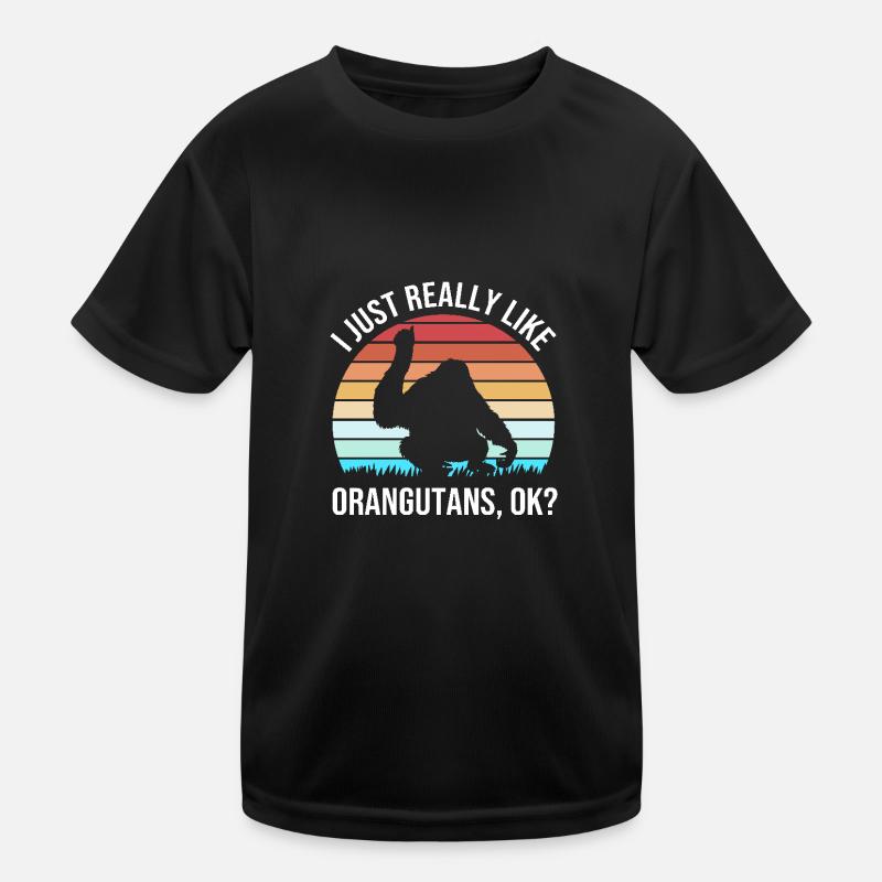 Orang Utan Kinder Funktions-T-Shirt