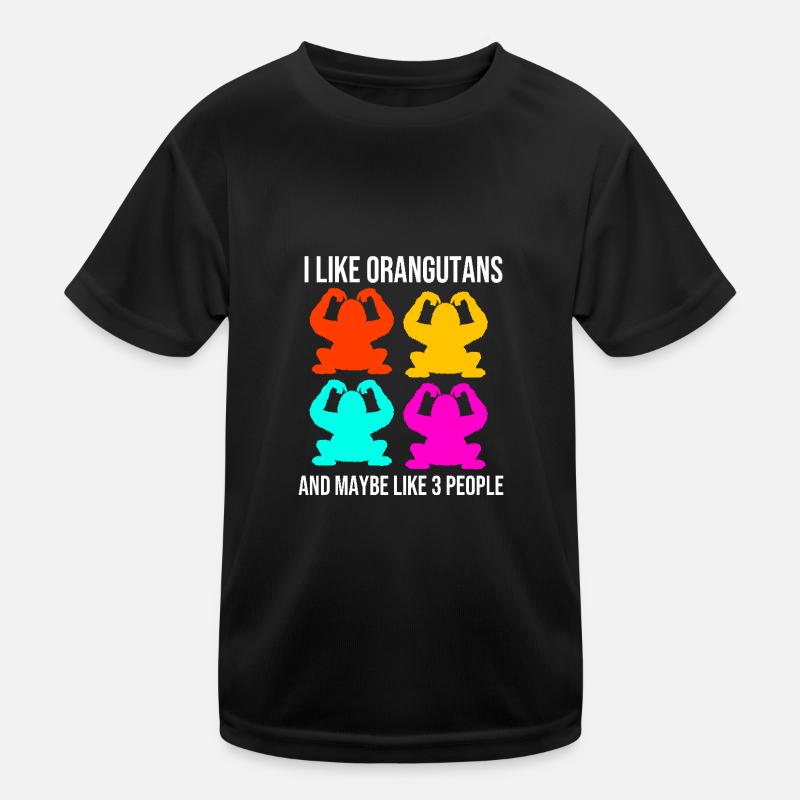Orang Utan Kinder Funktions-T-Shirt