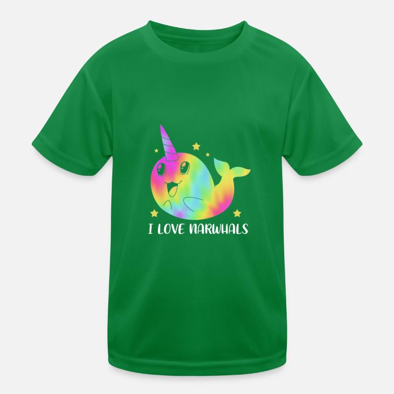 Narwal Kinder Funktions-T-Shirt