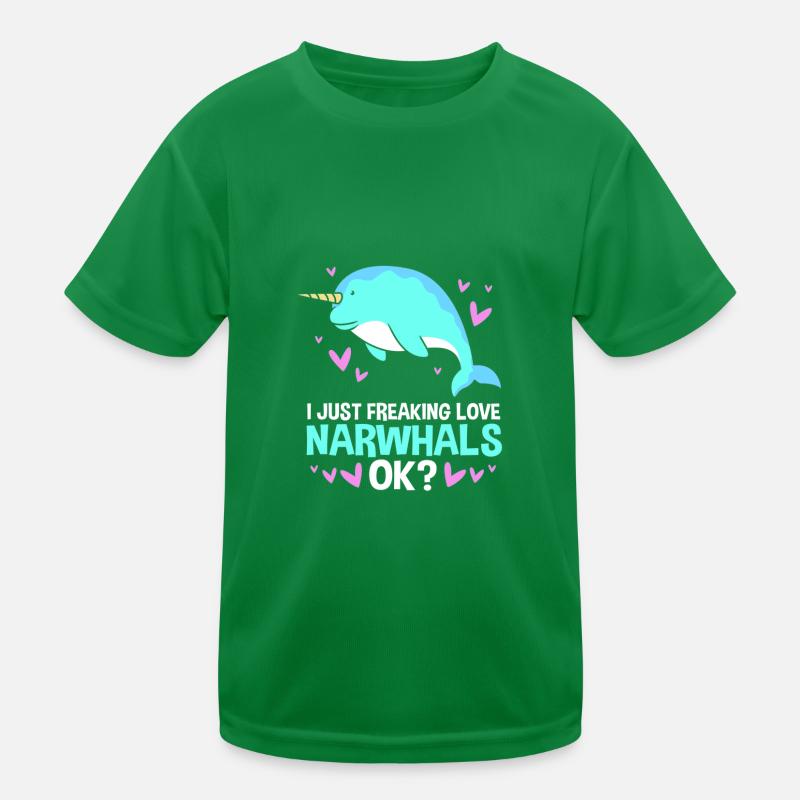 Narwal Kinder Funktions-T-Shirt