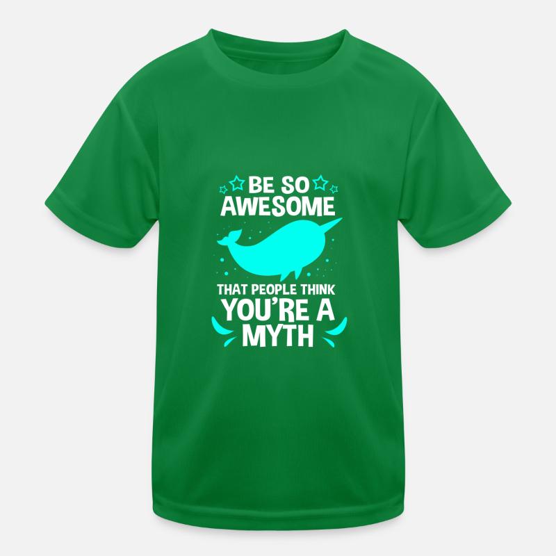 Narwal Kinder Funktions-T-Shirt